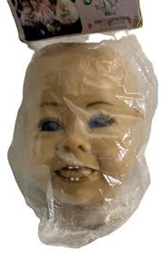 Vintage Karen Doll Vinyl Head Rooted Hair