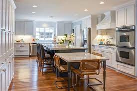 Kitchen island tables are typically placed at the center of the kitchen and beneath a source of light—like a chandelier, pendants or track lighting. Perfect Dining Room Table Attached To Kitchen Island 47 About Remodel Dinin Kitchen Island Dining Table Kitchen Island With Table Attached Kitchen Island Table