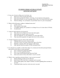 Check spelling or type a new query. Tucker School Of Real Estate License Law Quiz