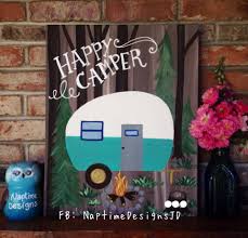 Happycamper Painting Canvas Art Boydecor Camping Campfire Ecmc Naptimrdesignsjd Camping Art Canvas Art Wall Decor Camper Art