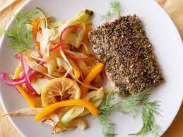 Chia Seed And Fennel Crusted Salmon The Candida Diet Recipe Crusted Salmon Healthy Snacks Recipes Candida Diet Recipes