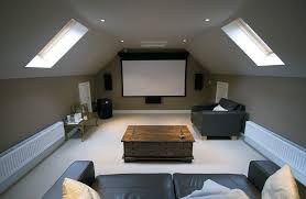 Loft Conversion Cinema Jpg 1 024 670 Pixels Home Theater Rooms Home Cinema Room Loft Room
