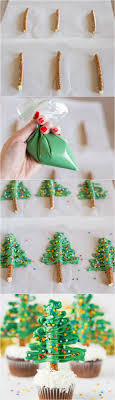 15 pictures of unusual christmas decorations. Easy Christmas Tree Cupcakes Your Cup Of Cake