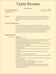 typist resume samples for microsoft