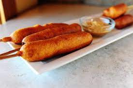 Classic Corn Dogs And Cheese On A Stick Recipe Fair Food Recipes Corn Dogs Food