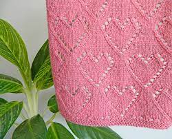 Collection of favorite knit stitch patterns, with easy level patterns, intricate lace eyelet, brioche textures, cable stitches and more! Ravelry Lace Hearts Dishcloth Pattern By Cecilia Fameli