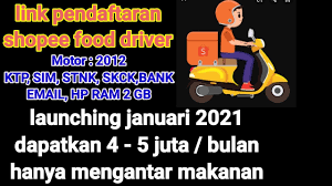 Bertugas menangani proses rekrutmen massal mitra riders and drivers (lalu lintas tinggi setiap hari) Cara Daftar Shopee Food Driver Gaji 5 Juta Bln Estimasi Youtube