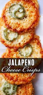 These Jalapeno Parmesan Crisps Are Perfect For A Quick Midweek Snack Appetizer Recipes Recipes Low Carb Recipes