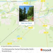 Kartenvorverkauf über den mescal shop oder die vorverkaufsstellen: How To Get To Forstbotanischer Garten Eberswalde In Eberswalde By Bus Train Or S Bahn Moovit