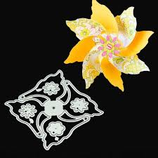 Let's be honest, origami is cool, but origami that moves is super cool! Metall Schneiden Stirbt Gestanzte 3d Windmuhle Blume Spinner Diy Sammelalbum Karte Windrad Fan Party Pragung Ordner Schablonen Vorlage Cutting Dies Aliexpress