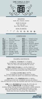Interesting, funny (air temperature) level: Learn One Kanji A Day With Infographic é¢ Men Japanesetest4you Com
