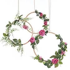 Ling's moment | décor house. Amazon Com Ling S Moment Summer Greenery Wedding Handcrafted Vine Wreaths Set Of 3 Christmas Decor Rustic Wed Diy Wanddekorationen Kranz Ideen Rosen Pflanzen