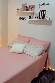 Quarto Adulto Feminino Com Papel De Parede Tijolinho Branco Em 2020 Decoracao De Quarto Tumblr Decoracao Quarto Casal Simples Decoracao Quarto Pequeno