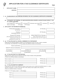Application form for tax clearance certificate. Https Www Ucc Ie En Media Support Financeoffice Agresso Accountspayable Applicationformtaxclearancecert Pdf