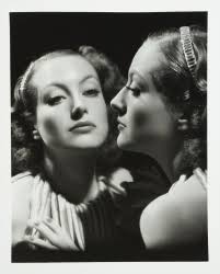 JOAN CRAWFORD SMALL SIGNED BLACK AND WHITE PHOTOGRAPH