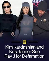 Kim Kardashian and Kris Jenner are suing Ray J for defamation, ET can confirm.⁠ ⁠ The lawsuit cites Ray J's comments in the 'United States vs. Sean Combs' doc, where he said, "
