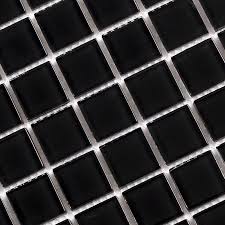 Wholesale Black Crystal Glass Mosaic Tiles Kitchen Backsplash Design Bathroom Wall Floor Shower Free Shipping