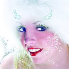 Winter Prinses Sneeuwvlokken Tijdelijke Tattoos en Make-up Kit