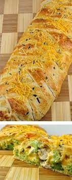 Broccoli Cheddar Chicken Braid Recipe Recipes Yummy Food Food