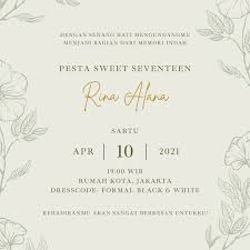 Undangan ulang tahun dewasa kosong. Contoh Desain Undangan Ulang Tahun Gratis Canva