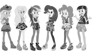 Many girls like the cartoon series my little pony: 27 My Little Pony Equestria Girls Rainbow Rocks Coloring Book Pages Episode 5 Coloring For Kids Youtube