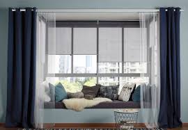 Rideaux Tringles Et Stores Rideaux Rideaux Bleus Voilage Gris