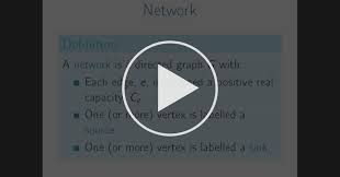 network flows flows in networks