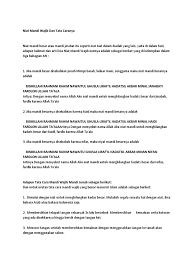 Niat Mandi Wajib Dan Tata Caranya
