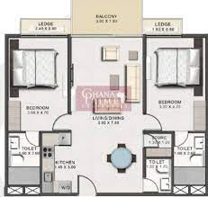 Large living room dining room area with vaulted ceiling and fireplace, small bonus sun room area. For Sale Luxury 2 Bedrooms Apartment Airport Residential Area Accra 2 Beds Ref 2581