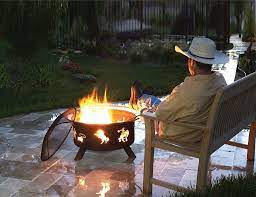 Cowboy Western Rustic Portable Grilling Fire Pit Peis