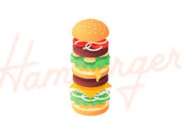 Hamburger Hamburger Illustration Illustration Art