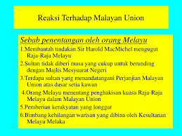 Langkah kolektif orang melayu menentang malayan union demonstrasi secara aman ø bagi membantah tindakan sir harold mac. Ppt Malayan Union Powerpoint Presentation Free Download Id 4597252