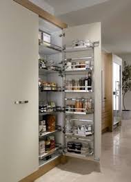 Arena Style Tandem Larder Unit 600mm Wide 1700mm High Silver Chrome With Gloss White Shelves Diy Kitchens Cozinhas Cozinhas Modernas Decoracao Cozinha
