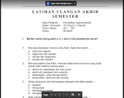 Soal Dan Jawaban Agama Katolik Smp Kelas 9 Bank Soalku
