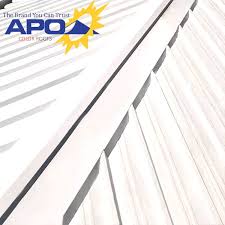 Use aluminium zinc plated steel sheet (also call galvalume steel ) as basement,covered by natural stone . Puyat Steel Corporation Apo Long Span Color Roofs
