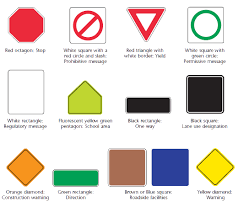 The priority through route is indicated by the broader line. Alberta Road Signs Above All Safety Driving