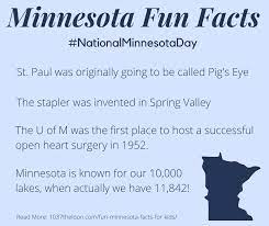 Instantly play online for free, no downloading needed! Gateway Green Townhomes Dontcha Know Today Is National Minnesota Day To Celebrate Today Here Are A Few Fun Facts Source Https 1037theloon Com Fun Minnesota Facts For Kids Facebook