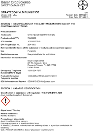 Relevant identified uses of the substance or mixture and uses advised against insecticide. Bayer Cropscience Safety Data Sheet Pdf Free Download