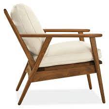 Ericson Leather Lounge Chair Modern Accent Lounge Chairs Modern Living Room Furniture Room Board In 2021 Leather Lounge Chair Leather Lounge Wood Lounge Chair