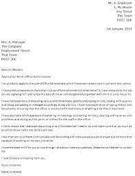 Office Administrator Cover Letter Example Icover Org Uk