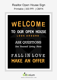 Printable Realtor Open House Flyer 11x14 Inches Instant Download Open House Open House Real Estate Open House Signs