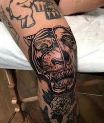 Tiger Knee For Saddestboyalive Thanks A Lot Man Done At Thealchemisttattoo Alchemisttattoo Hustlebutterdeluxe Nhat Alchemist Tattoo Tattoos Skull Tattoo