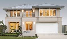 The Loren Exterior Render In Calf Skin By Dulux House Exterior Color Schemes Facade House Rendered Houses