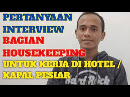 We did not find results for: 15 Pertanyaan Interview Bagian Housekeeping Dan Jawabannya Youtube