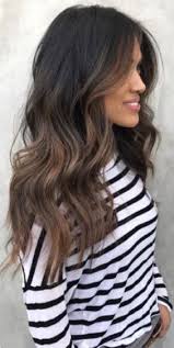 The best thing about black ombre hair color is that it requires very low maintenance and provides you with hundreds of styling options. Dark Brunette Subtle Ombre Dark Brunette Balayage Hair Brunette Hair Color Ombre Hair Color For Brunettes