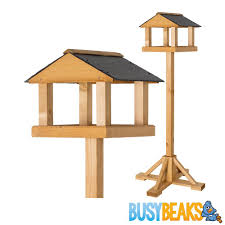 Just tighten two wing nut bolts and your bird table is ready to use. Bird Tables Busybeaks