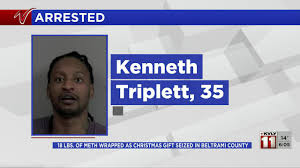 18 lbs. of meth & 3 oz. cocaine wrapped as Christmas gift seized in  Beltrami County