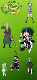 Tanjiro kamado is a fictional character and the main protagonist in koyoharu gotouge's manga demon slayer: Green Anime Charact Kaede Kayano Midoriya Shenron Tanjiro Zoro Hd Mobile Wallpaper Peakpx