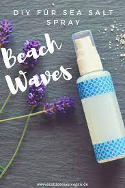 diy fur ein beach waves spray sea salt spray vegan organic easy diy kosmetik spray selber machen