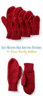 Sweaters are typically one of the more advance knitting projects. Quick Easy Mittens Free Knitting Patterns